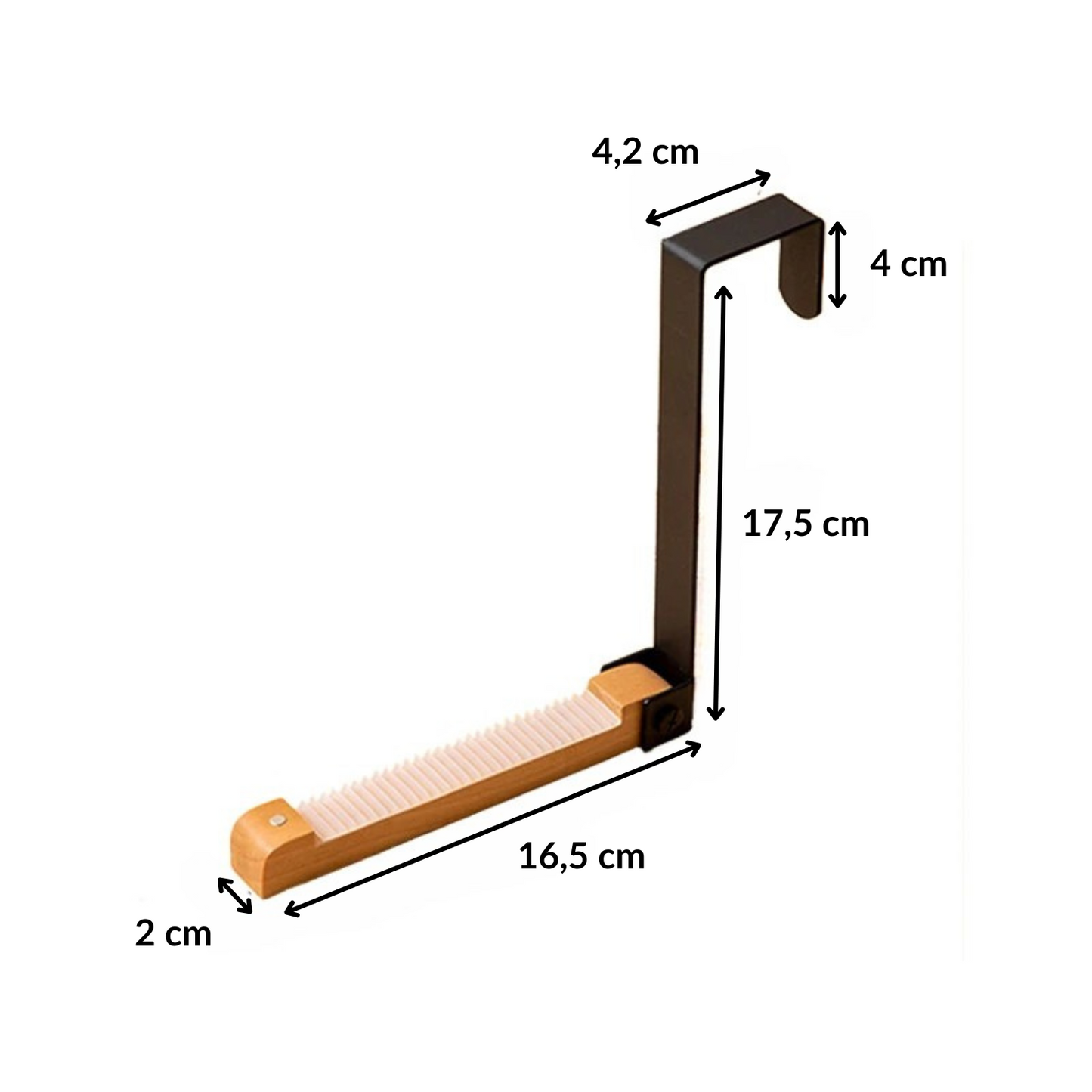 Porte manteau sur porte pliable – FLEXURA