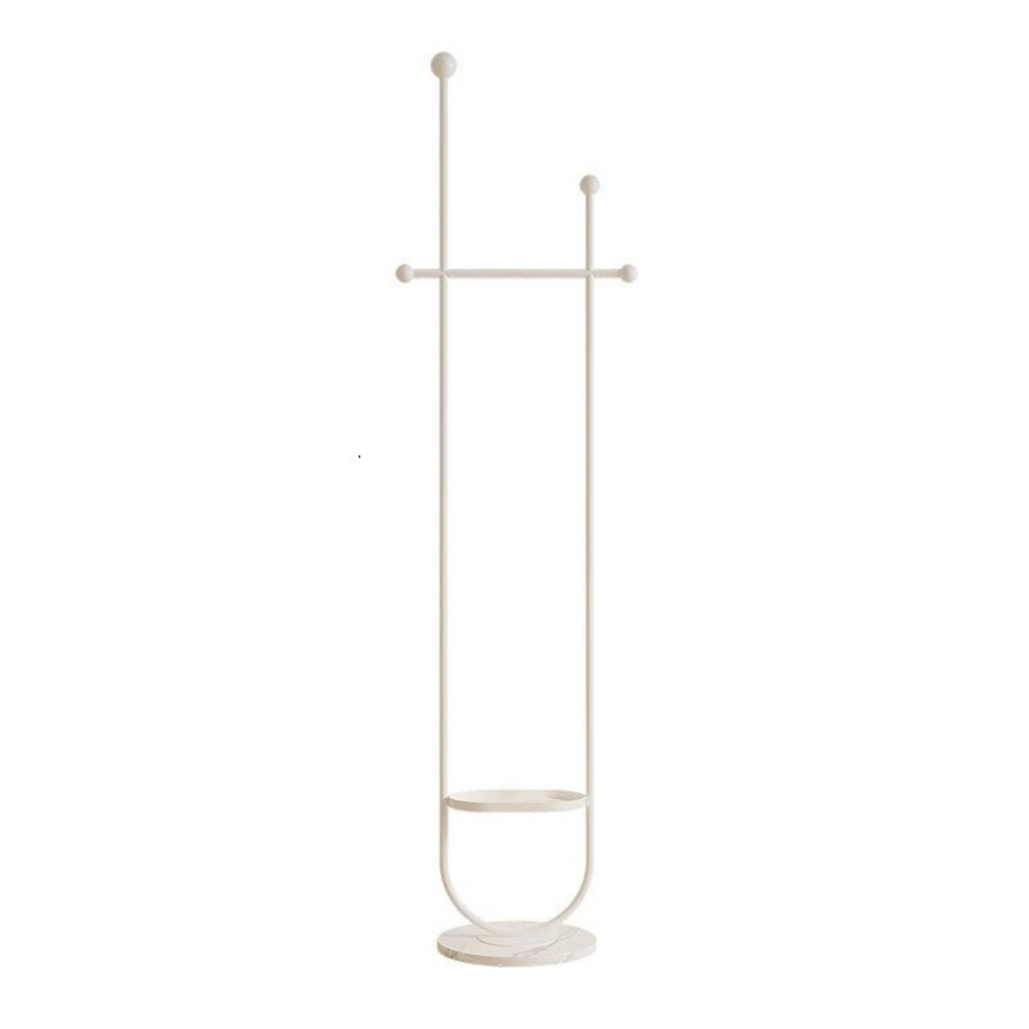 Porte manteau sur pied design avec base circulaire - ARCULUM