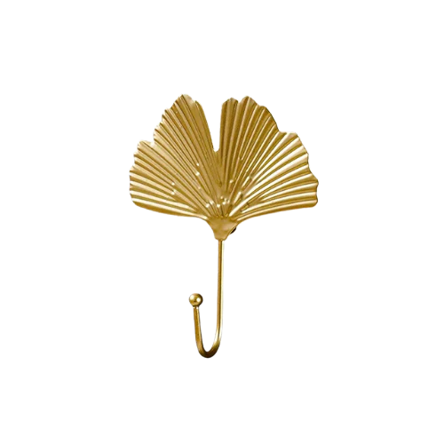 Patère feuille dorée - FOLIUM