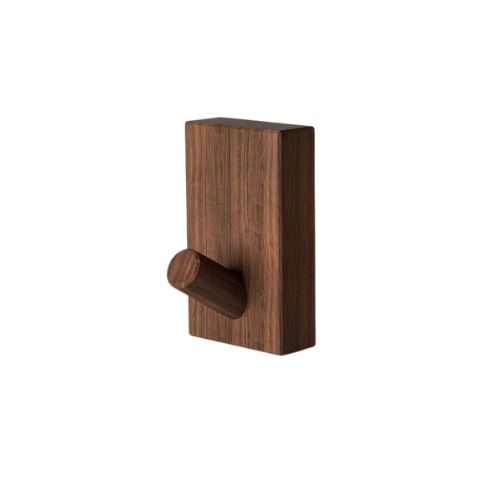 Crochet mural cylindrique en bois – TENEO