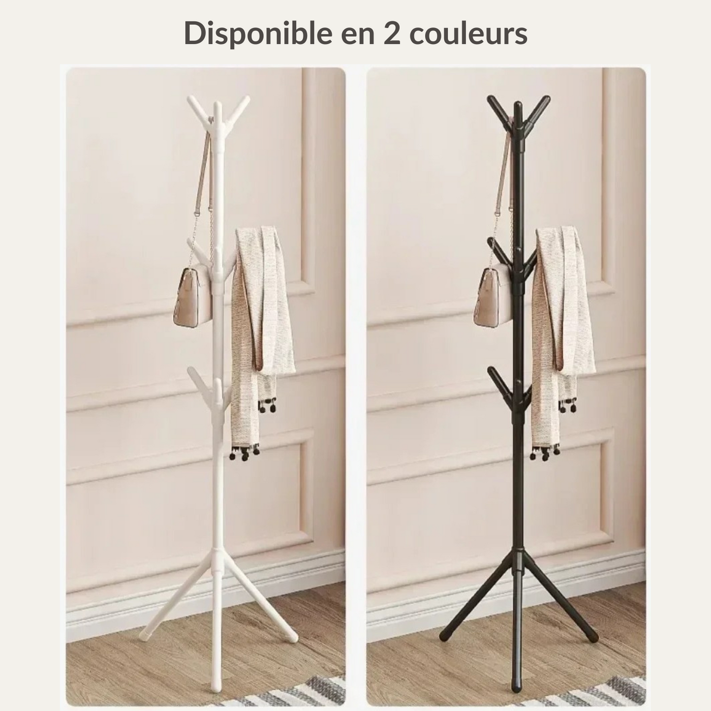 Porte manteau sur pied 9 crochets - SIMPLIA
