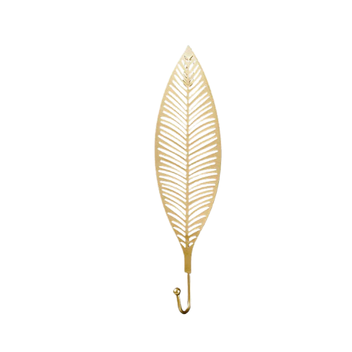 Patère feuille dorée - FOLIUM