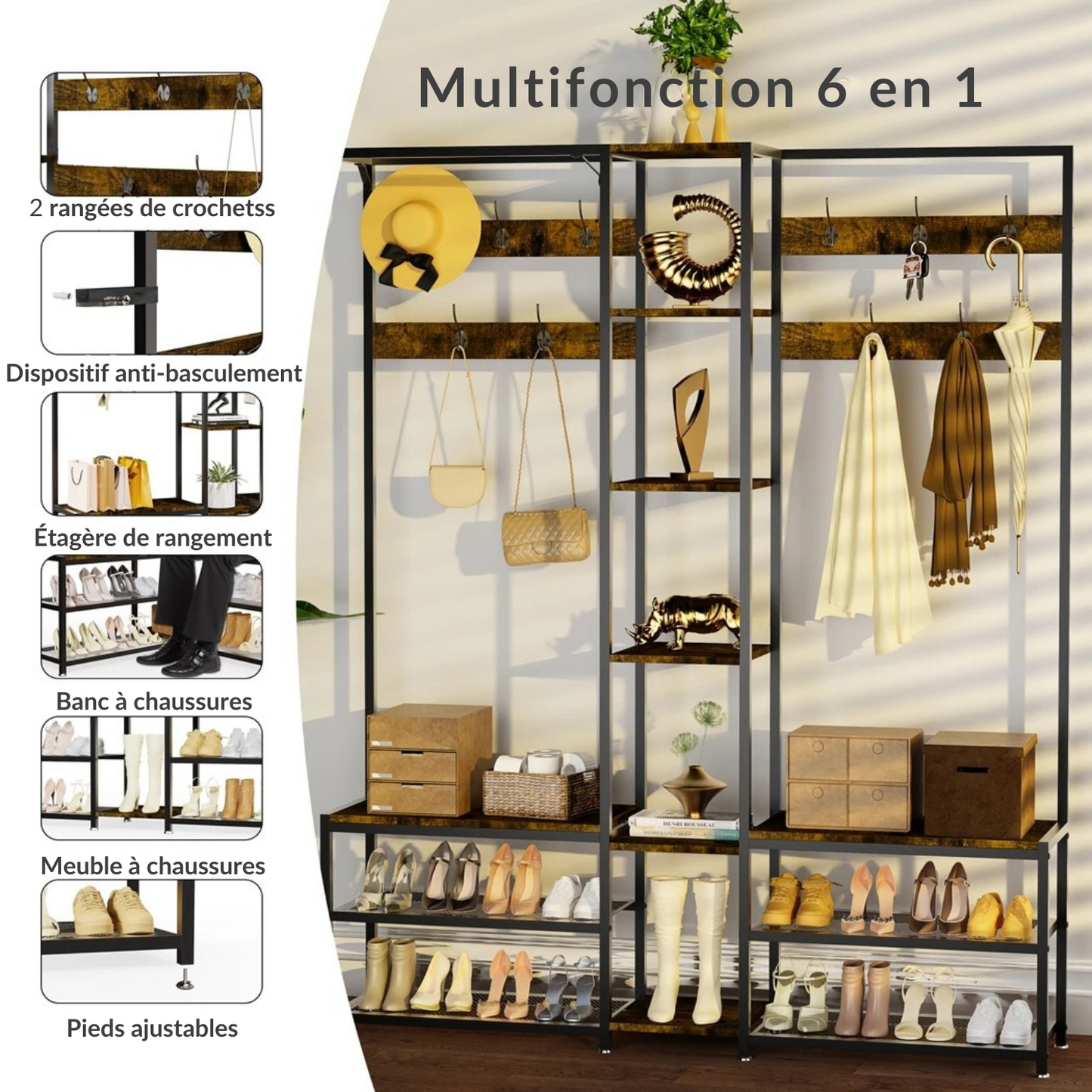 Vestiaire d'entrée modulable – DOMUS MODULA