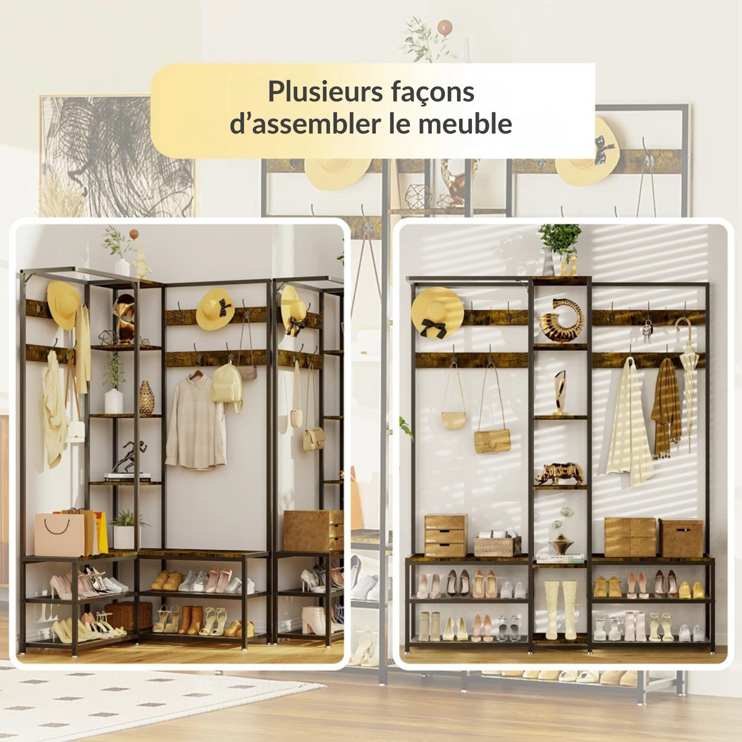 Vestiaire d'entrée modulable – DOMUS MODULA