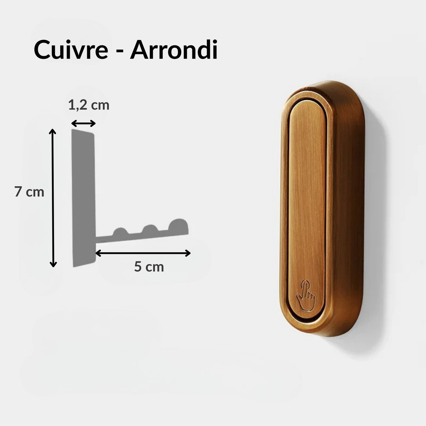Patere murale design & pliable– FLECTILUX