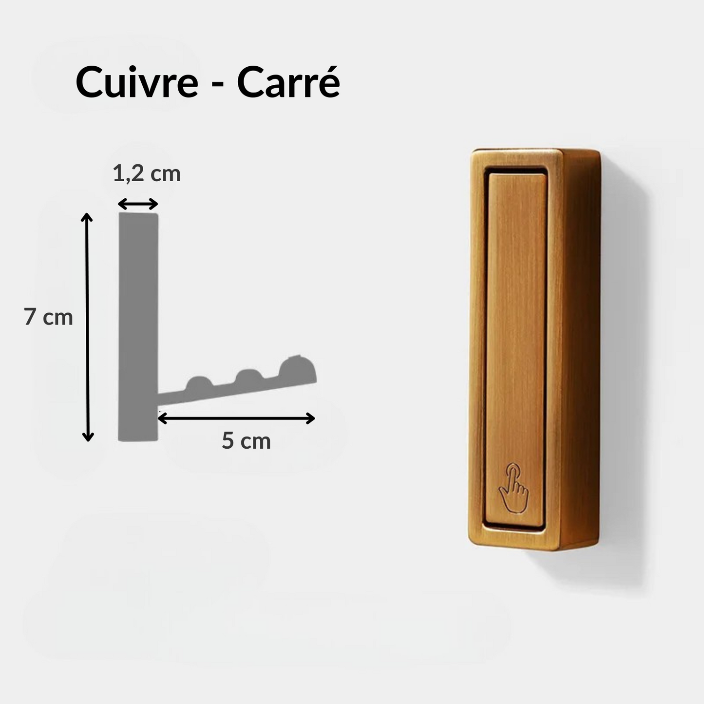 Patere murale design & pliable– FLECTILUX
