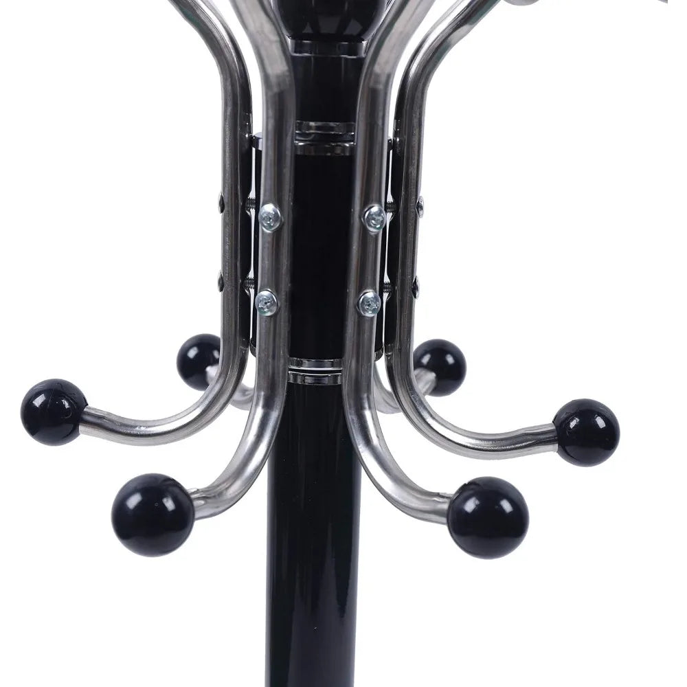 Porte manteau sur pied perroquet métal noir - CLAVUS