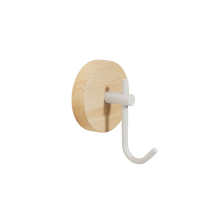 Crochets muraux bois naturel & métal – UNCO