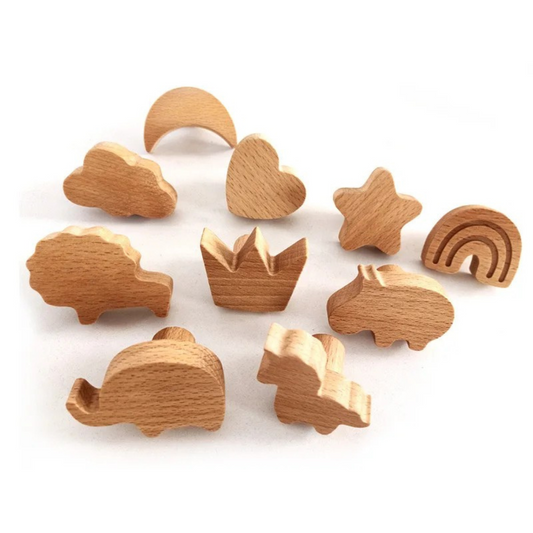 Crochet muraux en bois sous différentes formes - FORMAE