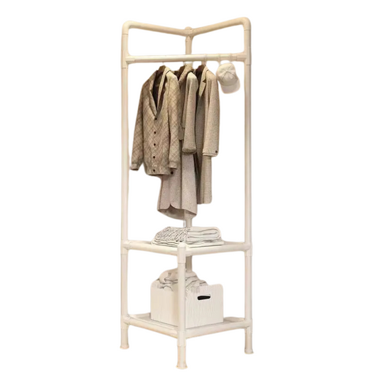 Porte manteau d’angle blanc - ANGULATO
