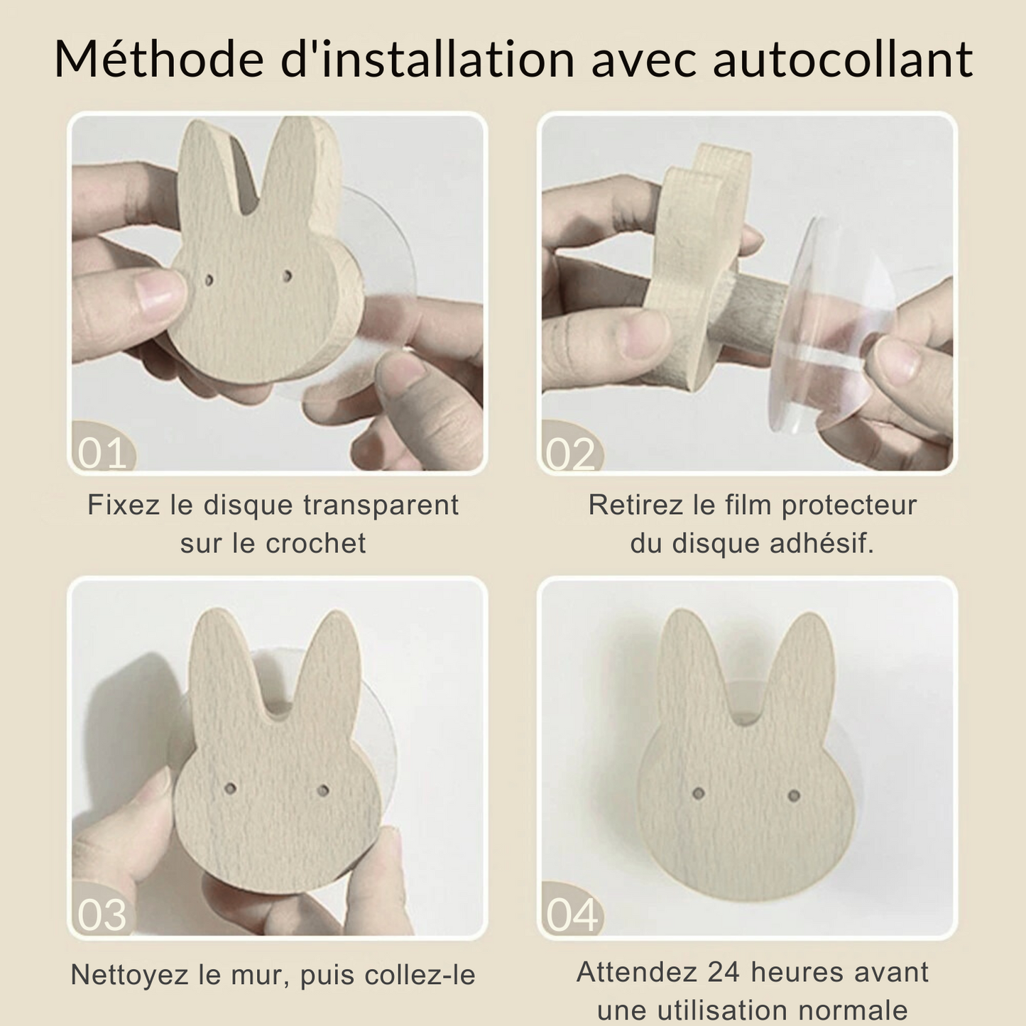 Crochet muraux en bois sous différentes formes - FORMAE