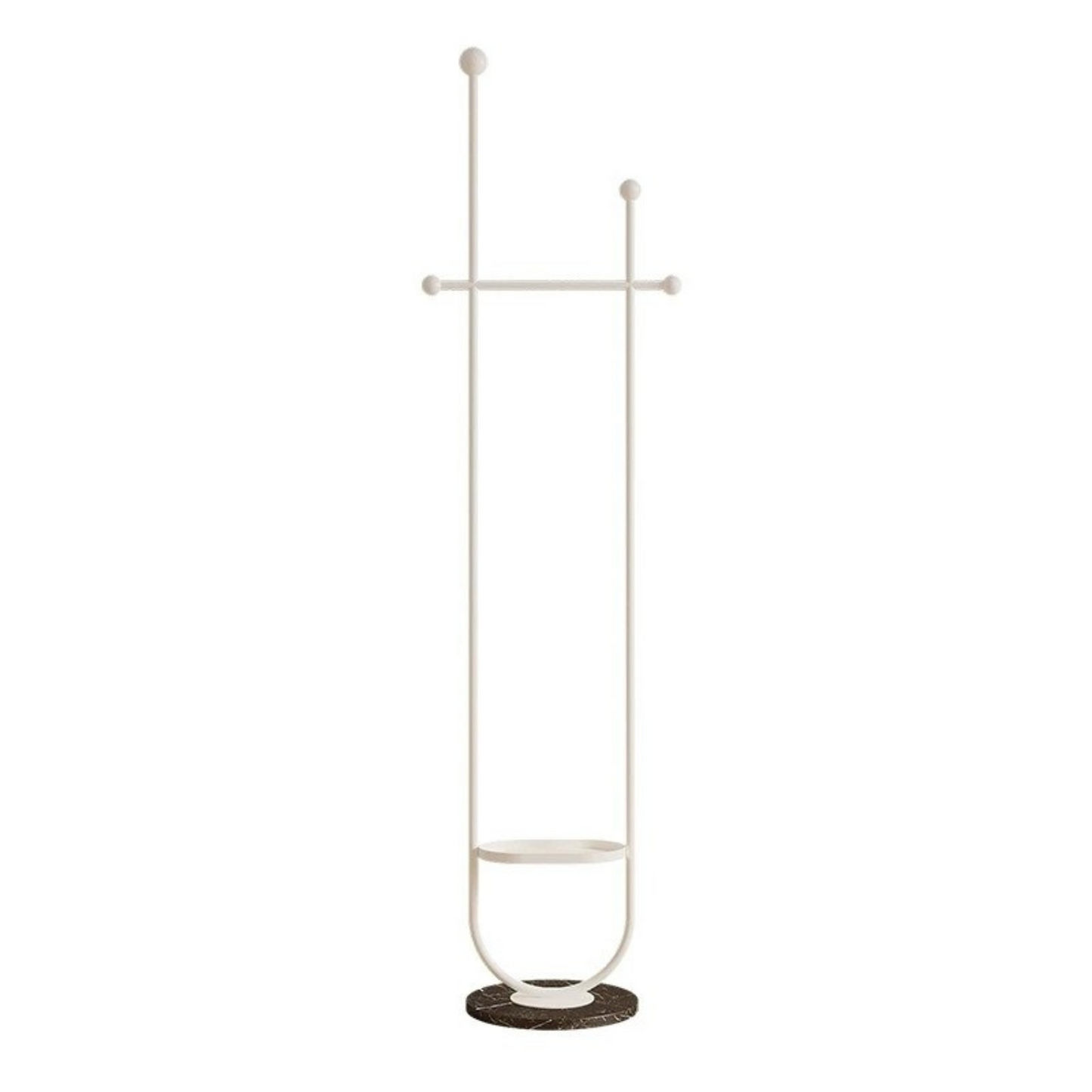 Porte manteau sur pied design avec base circulaire - ARCULUM