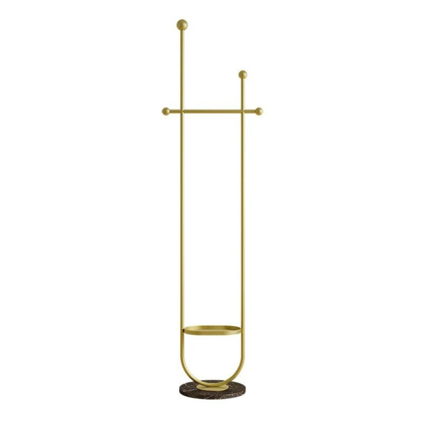 Porte manteau sur pied design avec base circulaire - ARCULUM