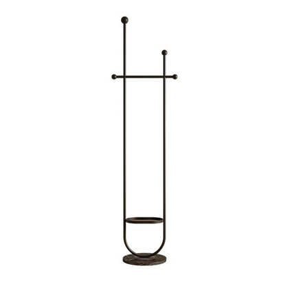 Porte manteau sur pied design avec base circulaire - ARCULUM