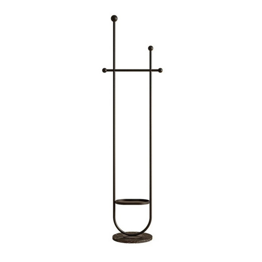 Porte manteau sur pied design avec base circulaire - ARCULUM