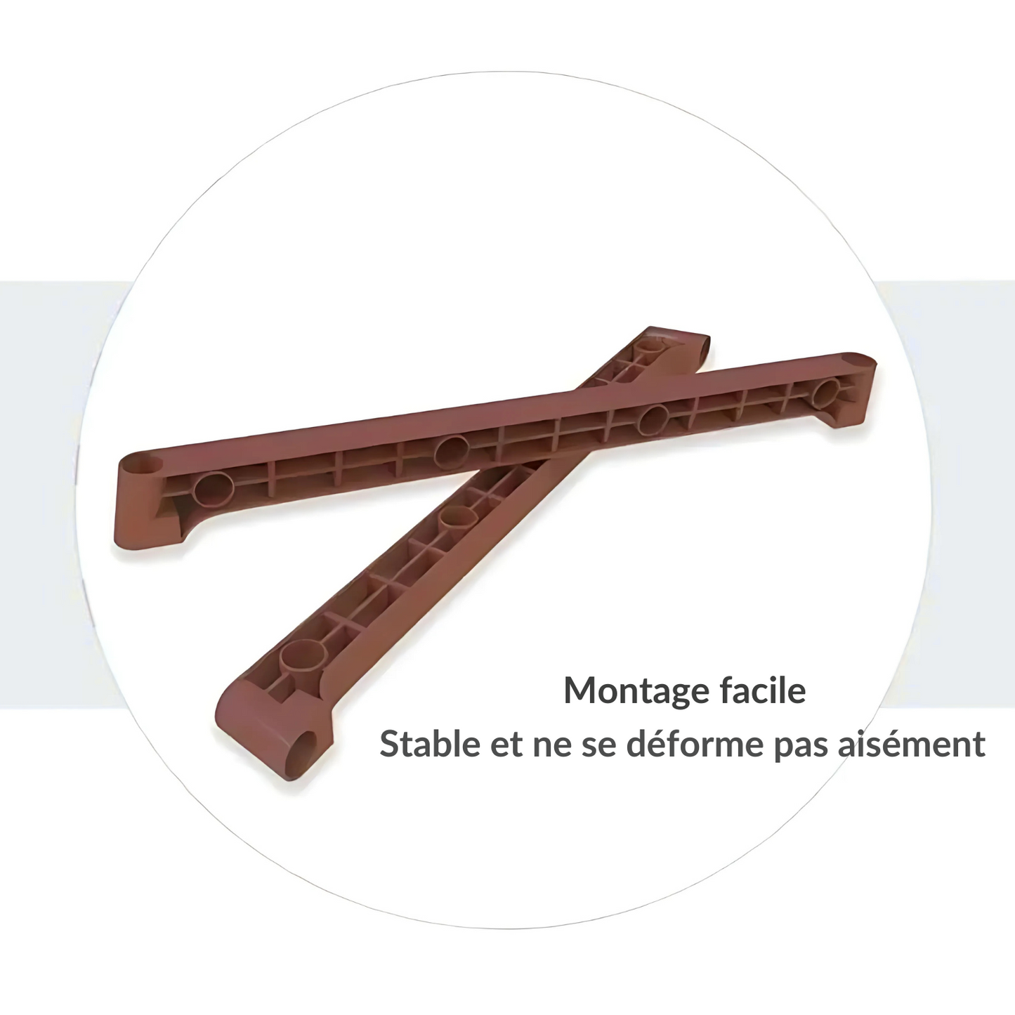 Portant vêtements mobile avec étagères - PORTATIO