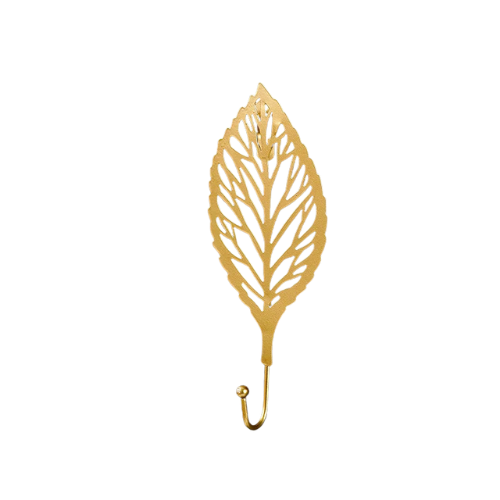 Patère feuille dorée - FOLIUM