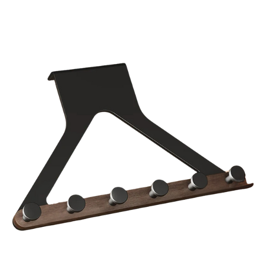 Porte manteau pour porte design, bois & métal - PENDEORE