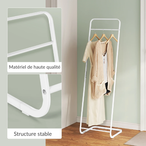 Portant vêtements minimaliste et stable - VECTIS