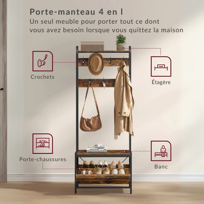 Vestiaire d'entrée tout-en-un - INITIUM