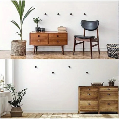 Patere murale simple en bois massif – FIXA