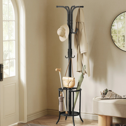 Porte manteau sur pied avec porte-parapluie - UMBRA