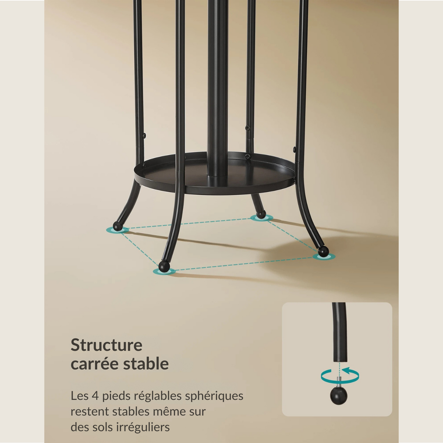 Porte manteau sur pied avec porte-parapluie - UMBRA
