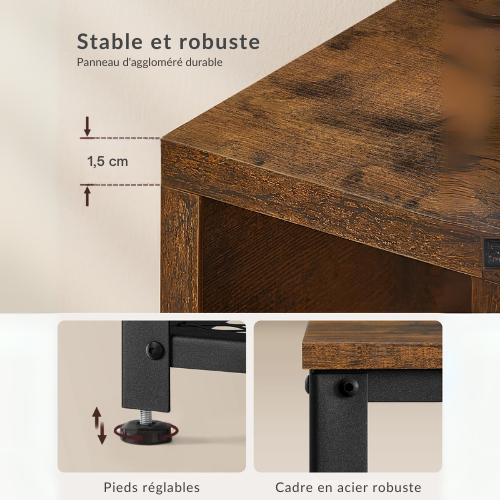 Porte-manteau mural avec banc de rangement - STRUCTURA DUO