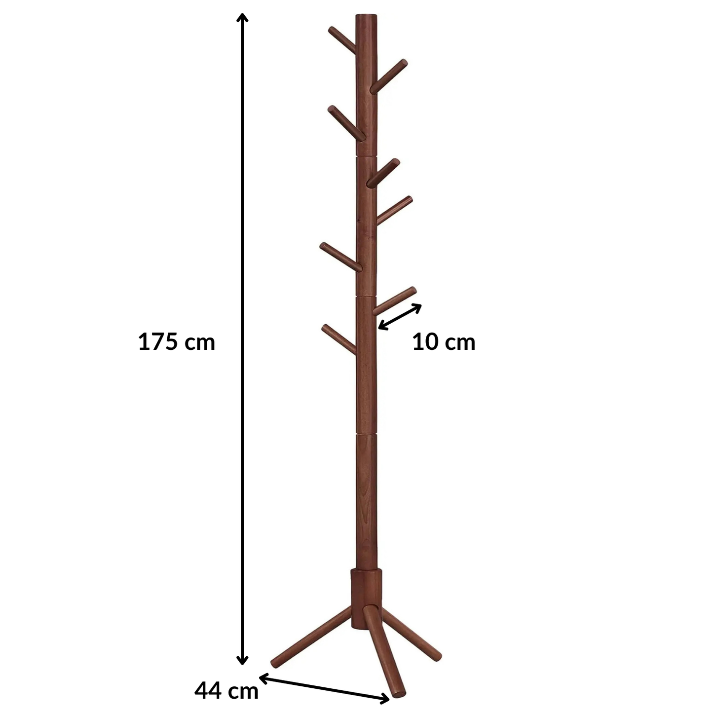 Porte manteau sur pied bois naturel - SILVIUM