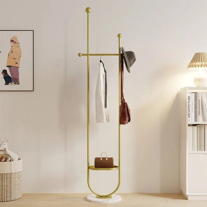 Porte manteau sur pied design avec base circulaire - ARCULUM