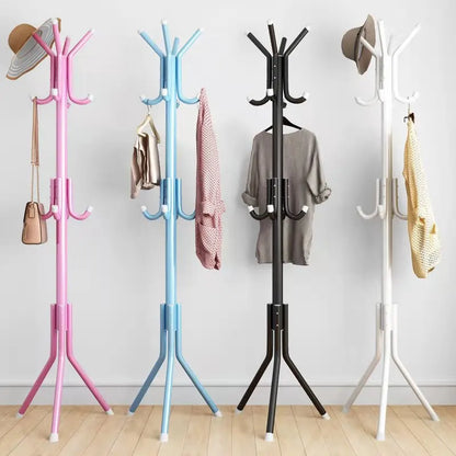 Porte manteau sur pied perroquet avec plusieurs crochets- FACILIO