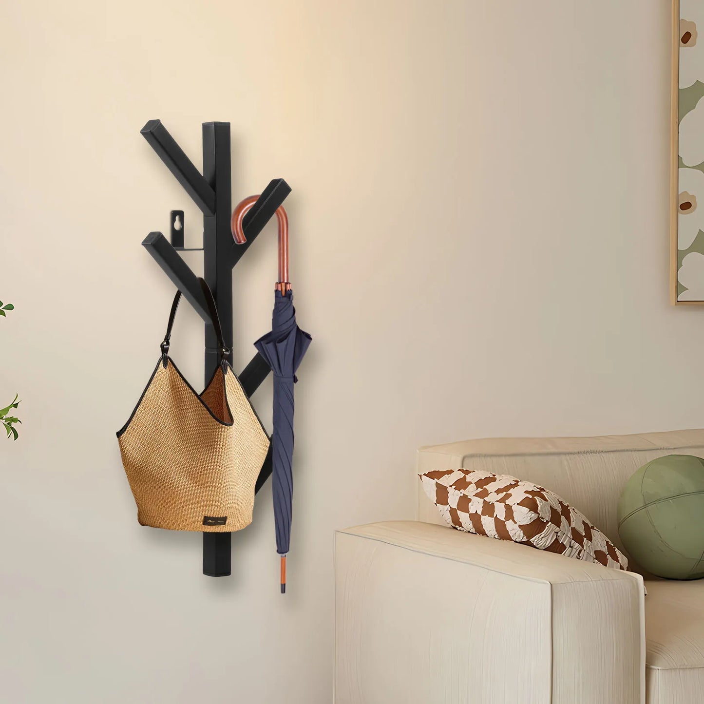 Porte manteau mural arborescent au design épuré - TRUNCA