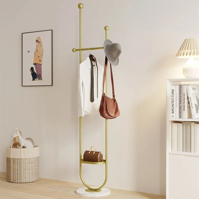 Porte manteau sur pied design avec base circulaire - ARCULUM