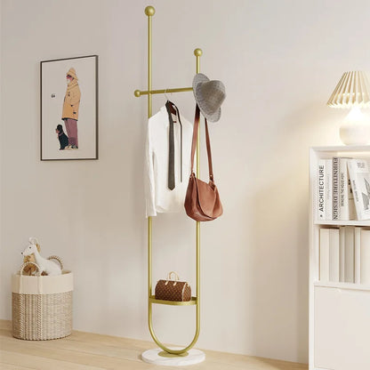 Porte manteau sur pied design avec base circulaire - ARCULUM