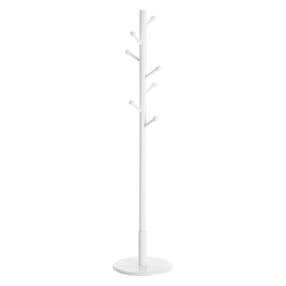Porte manteau sur pied design en bois blanc - LINEA ALBA