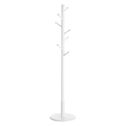 Porte manteau sur pied design en bois blanc - LINEA ALBA