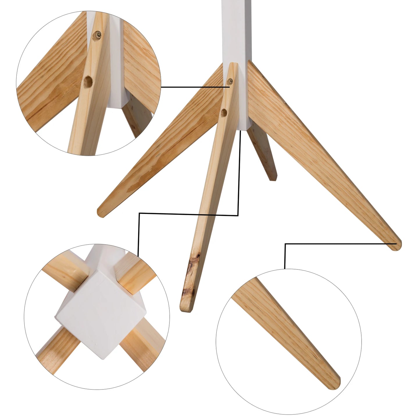 Porte manteau sur pied style scandinave - RAMILUX